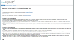Desktop Screenshot of database.enerquality.ca