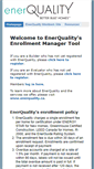 Mobile Screenshot of database.enerquality.ca